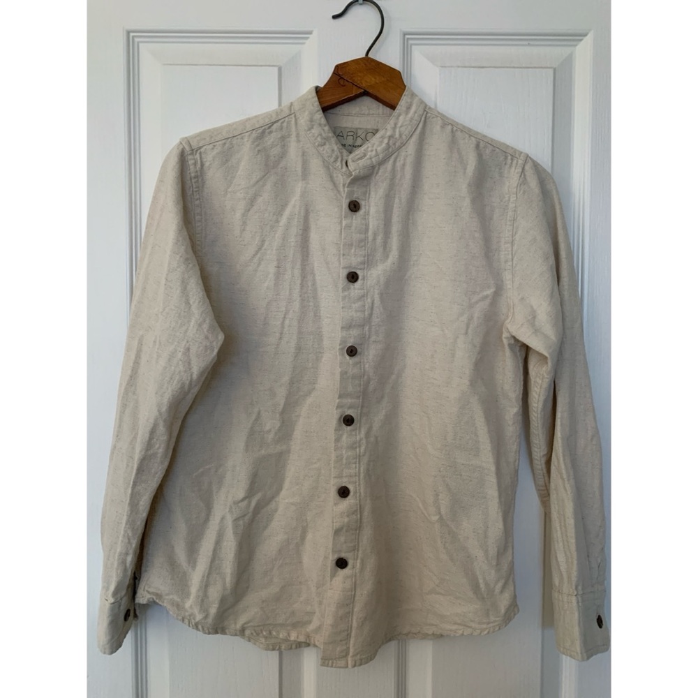 Arko Linen Button Down Shirt Men’s Size Medium